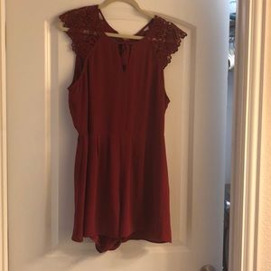 Maroon romper